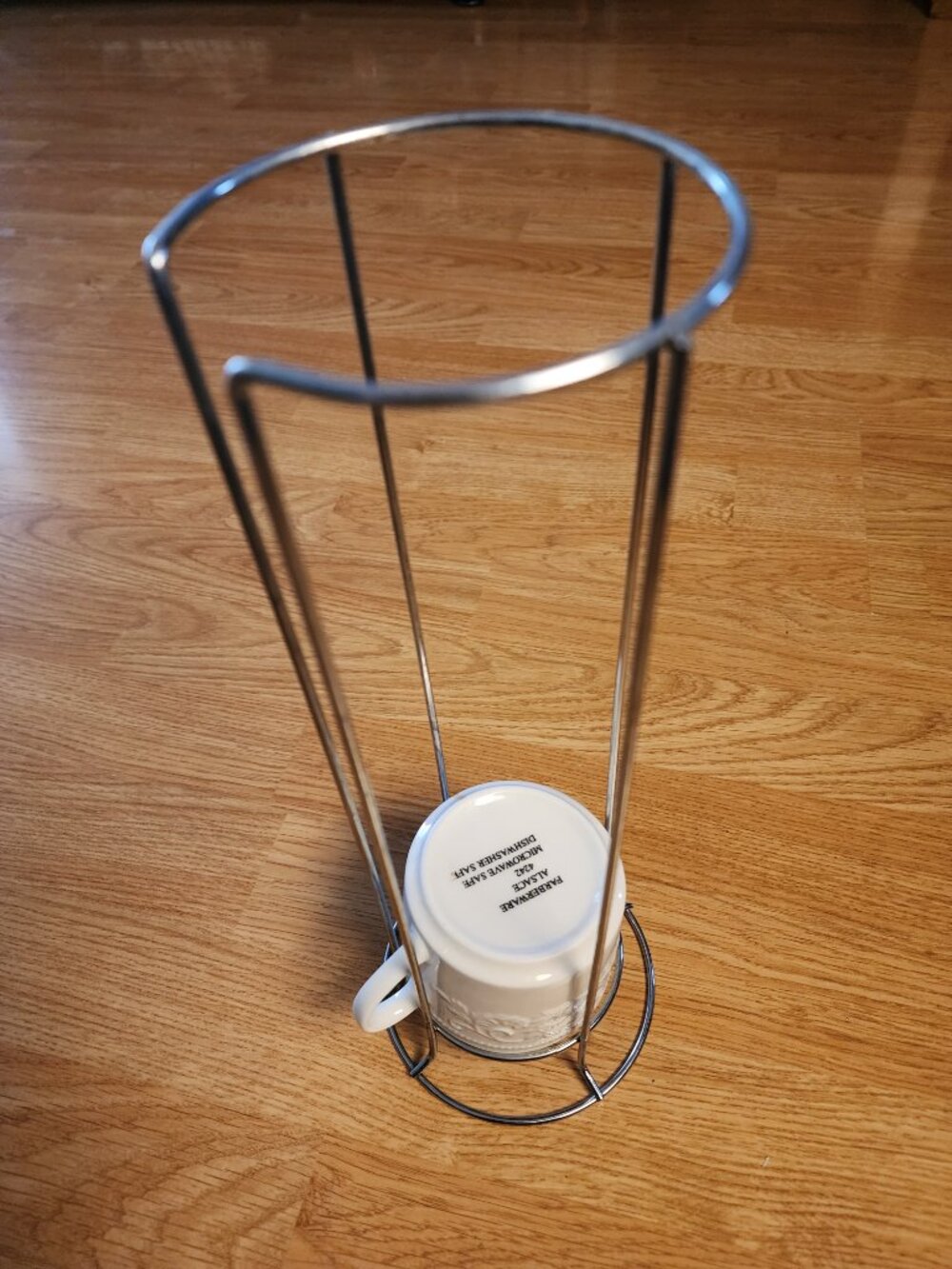 Stackable Coffee Mug Metal Rack 12.75" High - Picture 8 of 9